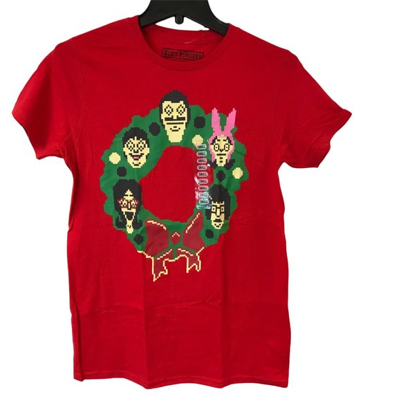 Bob's Burgers Men's Wreath Graphic T-Shirt Size Medium - Picture 1 of 2